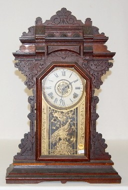 Ingraham Walnut Kitchen Clock — Antique Clocks Price Guide
