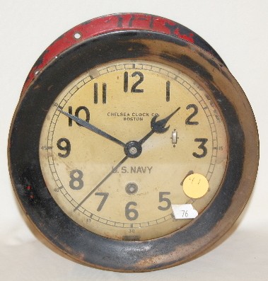 Chelsea Clock Co. U.S. Navy Ship's Bell Clock — Antique Clocks Price Guide