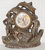 Pirate Ship Clock with Animated Dial