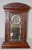 Jerome Walnut Parlor Clock with Alarm