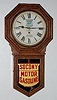 Waterbury Oak "Heron" Advertising Wall Clock