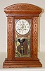 New Haven Walnut "Ganges" Kitchen Clock