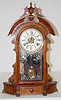 Waterbury Walnut "Hecla" Parlor Clock