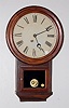 Atkins Rosewood Round Top Wall Clock