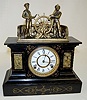 Ansonia Helmsman Iron Case Animated Clock