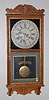 Gilbert Oak Calendar Dial Regulator Clock