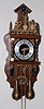 German Zan Dam Atlas Figural Wall Clock