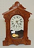 F. Kroeber Clock Co. Miniature Shelf Clock