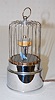 U.S.A. Animated Electric Bird in Cage Clock