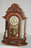 New Haven Walnut "Occidental" Parlor Clock