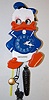 Walt Disney Prod. Animated Donald Duck Clock