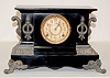 Ansonia "Cambridge" Enameled Iron Mantel Clock