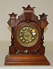 Ansonia Black Walnut "Tivoli" Cabinet Clock