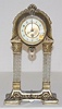 French Crystal Palace Pillar Shelf Clock