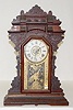 Ingraham Walnut Kitchen Clock