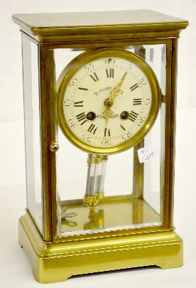 French Tiffany & Co. Crystal Regulator Clock — Antique Clocks Price Guide