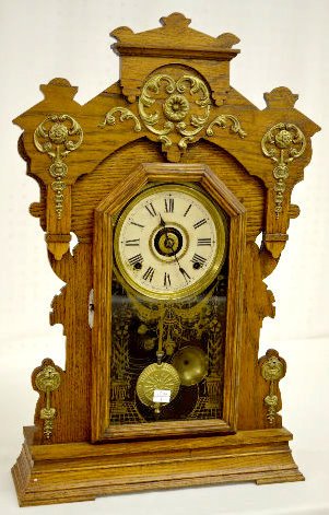 Seth Thomas Oak Metal Series Kitchen Clock — Antique Clocks Price Guide