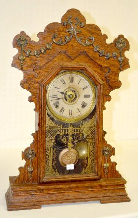 Seth Thomas Oak Metal Series No. 6 Kitchen Clock — Antique Clocks Price Guide