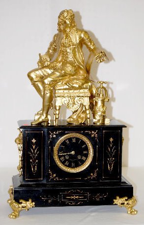 L. P. Japy & Cie 1878 Slate Mantel Clock — Antique Clocks Price Guide