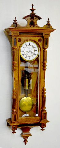 Jac. F. Rozanek 2 Weight Wall Clock — Antique Clocks Price Guide