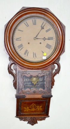Anglo American 8 Day Hanging Wall Clock — Antique Clocks Price Guide