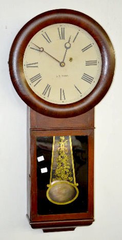 S. B. Terry Weight Driven Wall Clock — Antique Clocks Price Guide