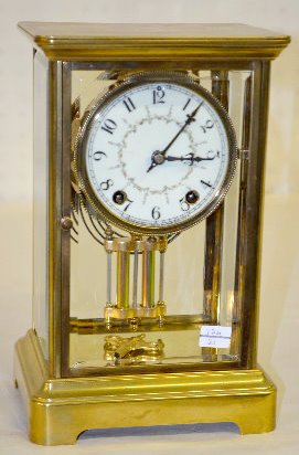 New Haven Crystal Regulator, 8 Day T&S — Antique Clocks Price Guide