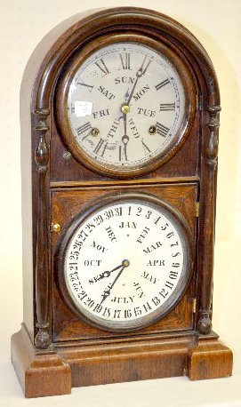 Welch Spring & Co. "Italian" Calendar Clock — Antique Clocks Price Guide