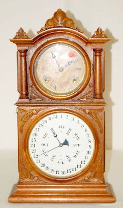 Ingraham BB Lewis Calendar Clock — Antique Clocks Price Guide