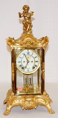 Ansonia Crystal Regulator Clock, "Eulogy" — Antique Clocks Price Guide