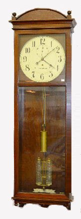 Seth Thomas Regulator No. 20 w/Glass Jar Pendulum — Antique Clocks Price Guide