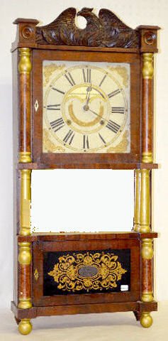Birge & Gilbert Triple Ogee 2 Wt. Clock — Antique Clocks Price Guide