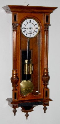 Gebruder Resch 2 Weight Wall Regulator Clock — Antique Clocks Price Guide