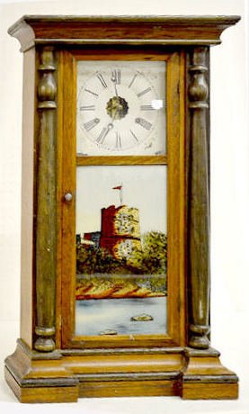 Welch Spring Co. 1/2 Column 2 Wt. Ogee Clock — Antique Clocks Price Guide
