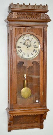 Gilbert No. 101 Weight Wall Clock — Antique Clocks Price Guide