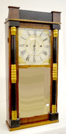 Burr & Chittenden Ogee Clock w/Wooden Works — Antique Clocks Price Guide