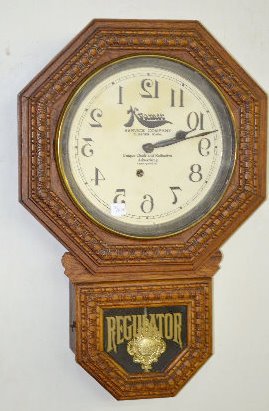 Kramer Reflective Advertising Barber Shop Clock — Antique Clocks Price Guide