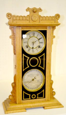 Waterbury Oak No. 44 Calendar Clock — Antique Clocks Price Guide