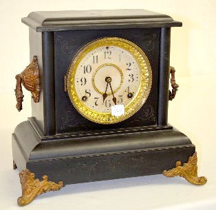 Seth Thomas Enameled Wood Mantel Clock — Antique Clocks Price Guide