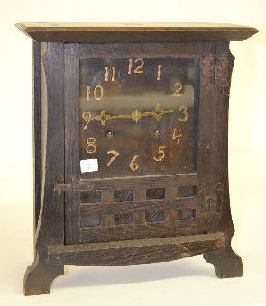 "Shop of the Crafters" Mission Clock No. 1 — Antique Clocks Price Guide