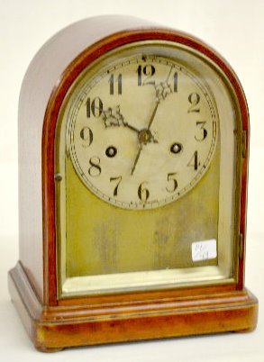K.C. Co. German Cherry Mantel Clock — Antique Clocks Price Guide