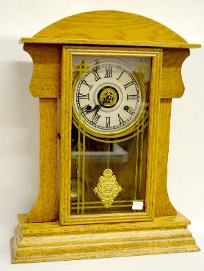 Oak 8 Day T&S Kitchen Clock — Antique Clocks Price Guide