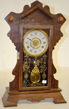 New Haven No. 506 Black Walnut Kitchen Clock — Antique Clocks Price Guide