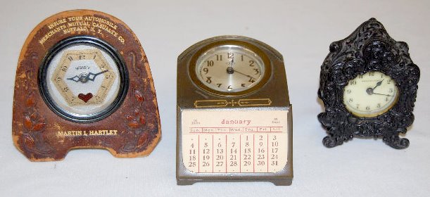 3 Novelty Clocks; 2 Waterbury & 1 Lux — Antique Clocks Price Guide