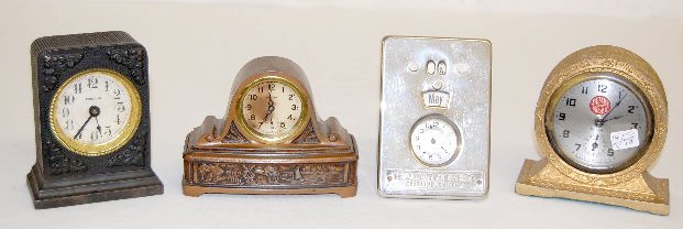 4 Clocks; Junghans, Westclox, Ansonia & Gilbert — Antique Clocks Price Guide