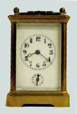 French Repeater Alarm Carriage Clock — Antique Clocks Price Guide