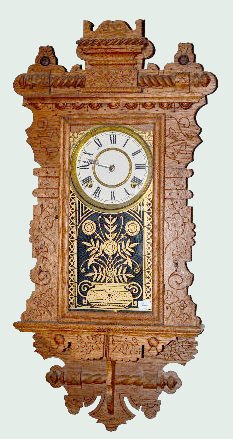 Waterbury "Saranac" Hanging Kitchen Clock — Antique Clocks Price Guide