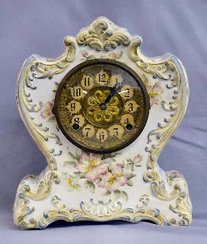 Kroeber "China No. 15" Porcelain Clock — Antique Clocks Price Guide