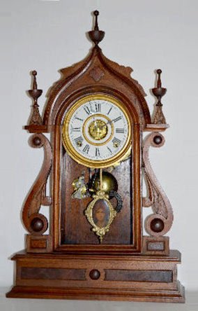G. A. Jones & Co. "Corinthian" Shelf Clock — Antique Clocks Price Guide