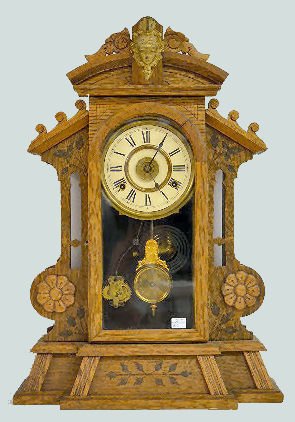 Oak New Haven "Corsair" Shelf Clock — Antique Clocks Price Guide
